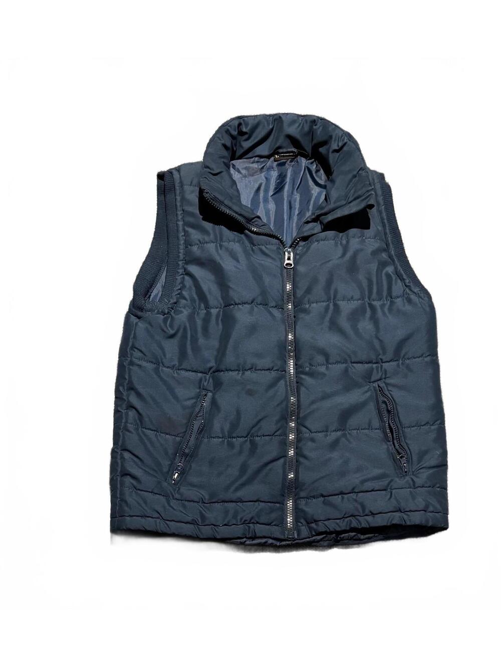 Livergy Men's Navy Blue Quilted Puffer Vest Size S